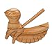 NOVICA Artisan Handcarved Wood Percussion Instrument Balinese Cricket Suar Brown Indonesia Musical Instruments Animal Themed Bug [4.3in H x 5.5in W x 1.6in D Rod 3.3in H x 0.5in Diam.] ' Cricket