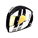 Produktbild Scorpion 71-144-234-05 Motorrad Helm Schwarz/Weiss L