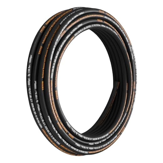 Flexible Hydraulic Hose - 1/2" x 100 ft