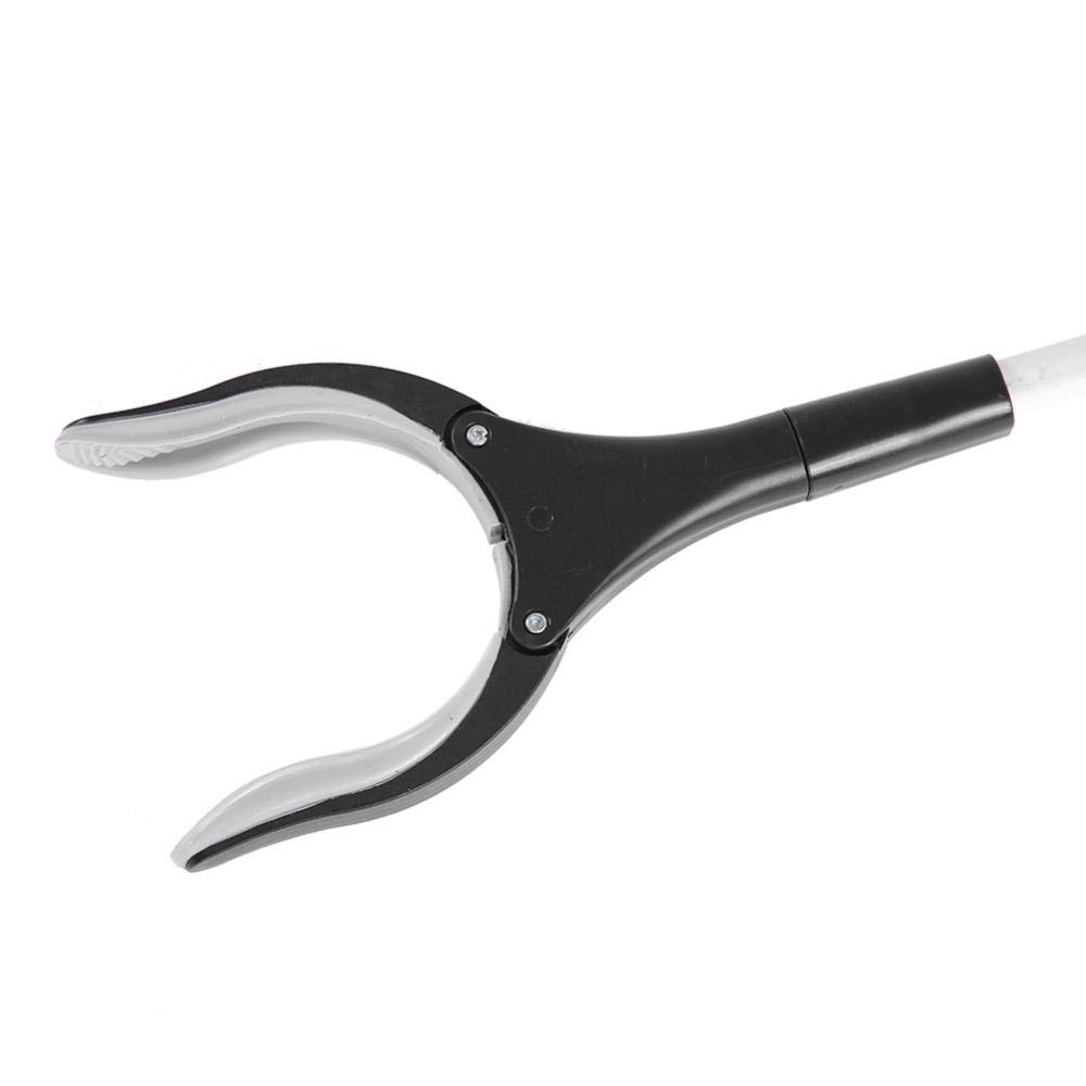 Reacher Grabber Tool, Grabber Reacher Head con Pinza giratoria 90 Grados Práctica Garra de Basura Extensión del Brazo de Agarre Ligero Extra Largo 32.5 Pulgadas para Personas Mayores