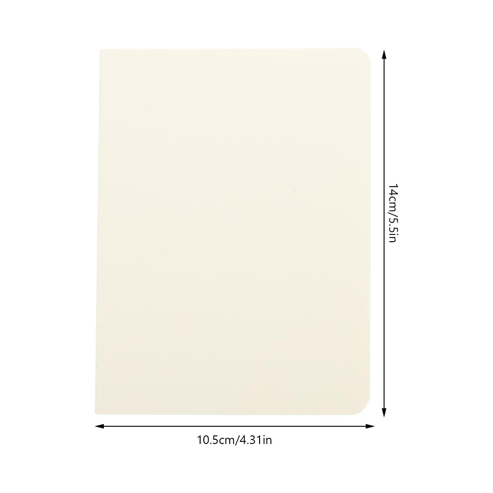 24 Pezzi Quaderno da Disegno per Studenti Copertina Rigida Bianca