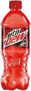 Mountain Dew Code Red 20 Oz Plastic Bottles Pack of 24