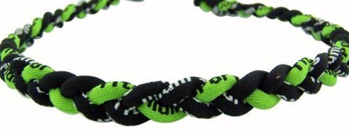 Athletic Green Black 18in Titanium Sport Necklace for Men by Power Sport