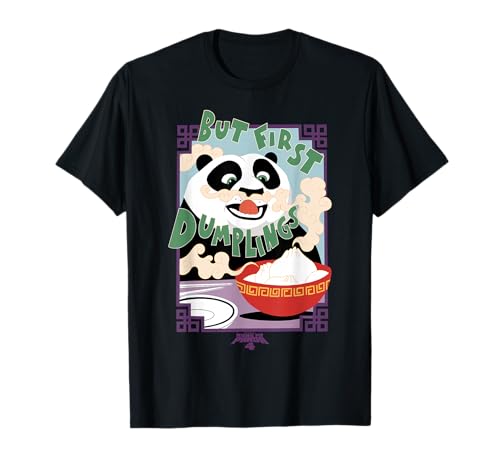 DreamWorks Kung Fu Panda 4 But First Dumplings T-Shirt