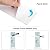 BeNice Peel and Stick Backsplash for Kitchen Tile,Peel and Stick Tiles for Walls Tile Stickers Waterproof Marble Tile Backsplash 3.85"x11.73"(16Tiles) California Blue