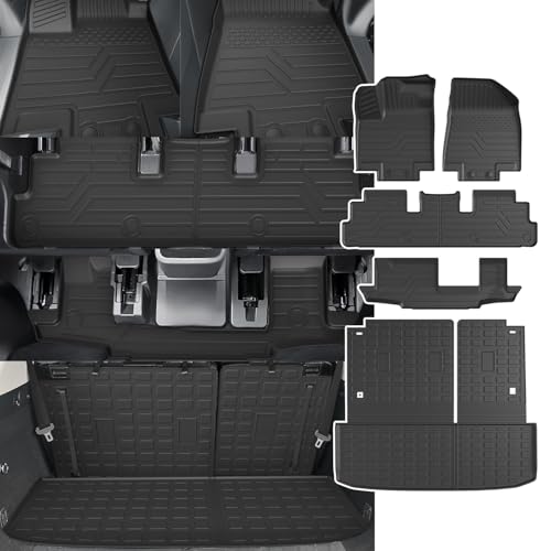 powoq Floor Mats Cargo Mat Compatible with 2022-2026 Nissan Pathfinder