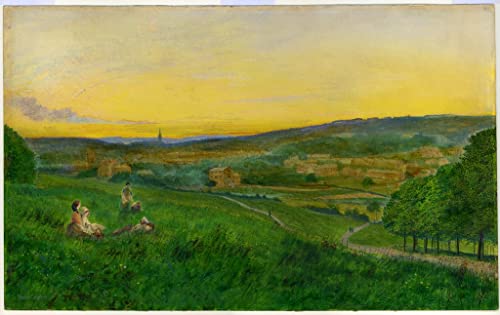 Impression sur toile Grimshaw Woodhouse Ridge 60x90cm pour habiller un mur vide