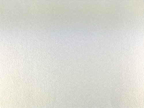 100 Blatt DIN A4 weiß irisierendes Papier diamant 120g/m² von Top Lamination Metall-Papier