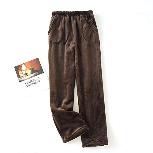 Image of codcm Womens Plaid Fluffy Pajama Pants Fuzzy Fleece Cozy Lounge Pants with Pockets Winter Warm Pj Bottoms