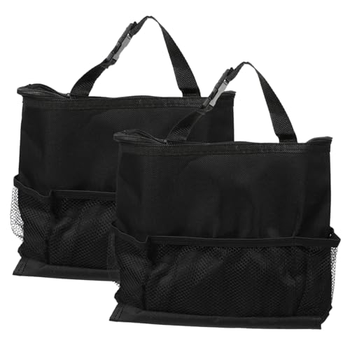 healvian 2個 車載保温置物袋 点 防水オックスフォード生地 保冷バッグ リュック型 軽量 大容量 漏れ防止設計 調節可能ストラップ付き 通勤 キ