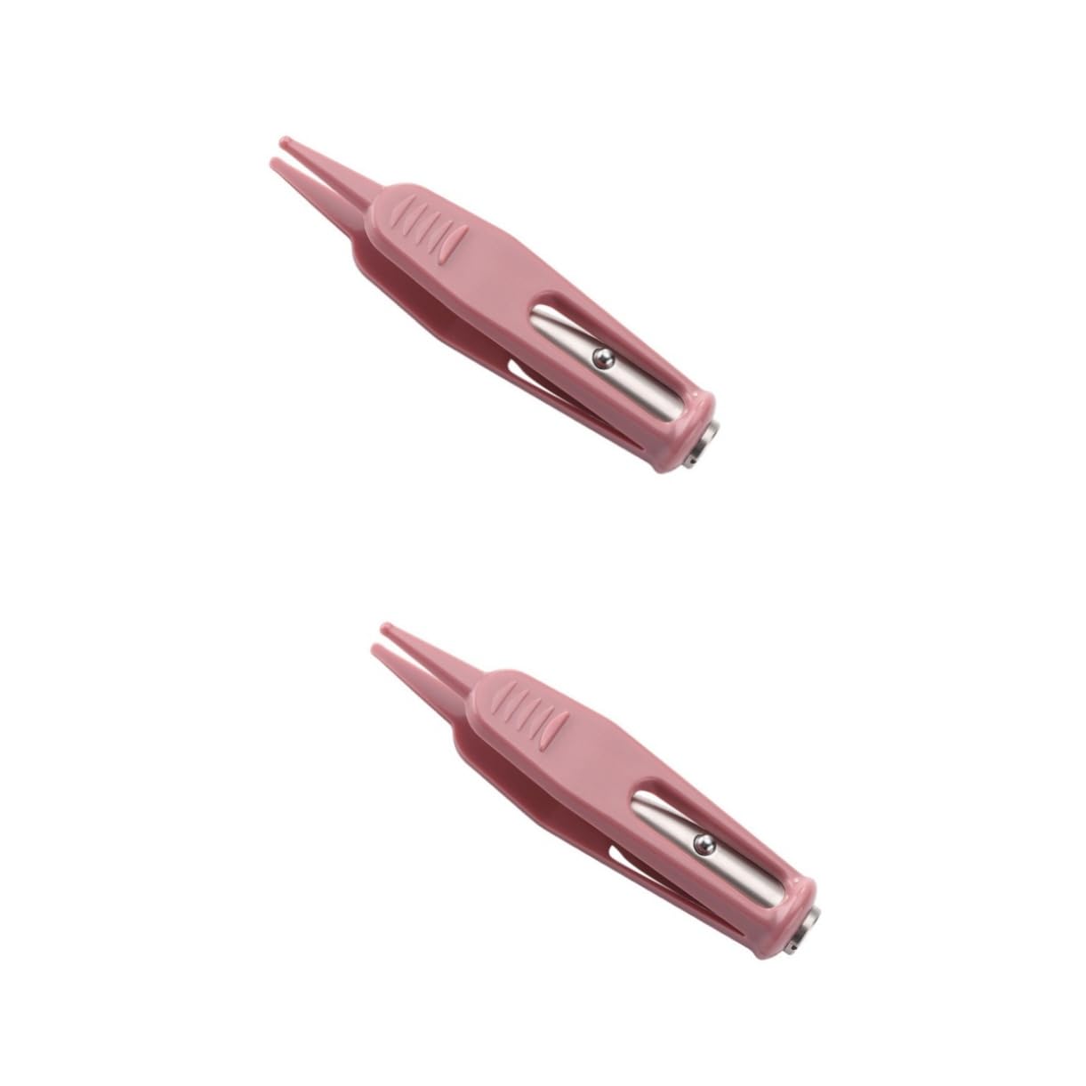 BESTonZON Clip De Nettoyage Du Nez Led 2 PièCes Outil De Soin Des Oreilles BéBé Portable SéCurisé Avec Pointe Ronde PoignéE AntidéRapante Pour Maison Et Voyage