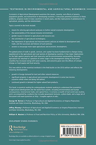 image for Economics of Agricultural Development: World Food Systems and Resource