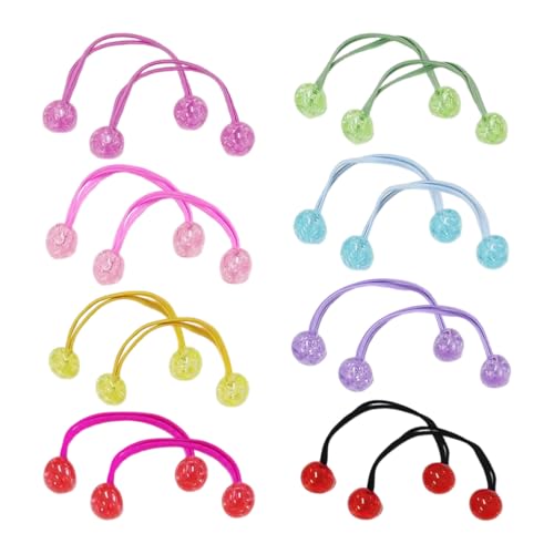16 Stück Runde Kugel-Haarseile, Elastische Haarseile, Mädchen-Haargummis, Haarfixierungs-Haarseile, Kreative Und Modische Haaraccessoires, Haarschmuck