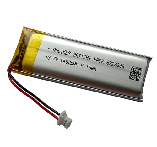 GYMIN 3.7V 1400mAh Lipo Battery for Sena Prism Tube Camera
