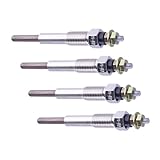 4-Pieces Glow Plug 9-82511978-0 9825119780 Compatible with Isuzu C240 C190 C201 C221 4BA1 D500 4FA1