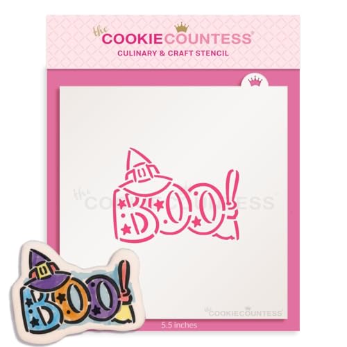 The Cookie Countess Boo PYO Stencil - Drawn by Krista