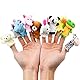 20 Stück Fingerpuppen Finger Plüschtier Set Kleine Tier Fingerpuppen Plüsch Tier Handpuppen Set für Geschenke Kinder Geschichte Zeit Geburtstag Oster Weihnachten