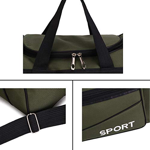 Tanlys Duffle Bag 10 Years Durable Gym Bag Travel Duffel Bag for men women (Green)