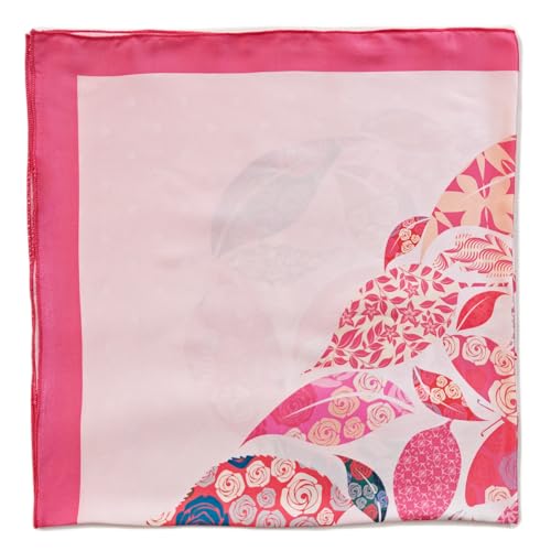 Image of Satin Silk Small Square Scarf for Women, Printed Soft and Comfy Neck Head Tie Scarf Bandana