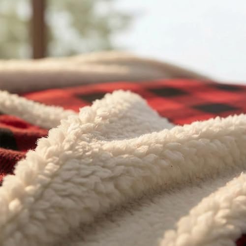 Image of Eddie Bauer - Sherpa Throw Blanket for Couch 50x60 - Ultra Soft Reversible Fleece & Plush Sherpa Blanket, Warm Cozy Plaid Throw Blanket for Sofa, Bed, Living Room, Cabin Decor