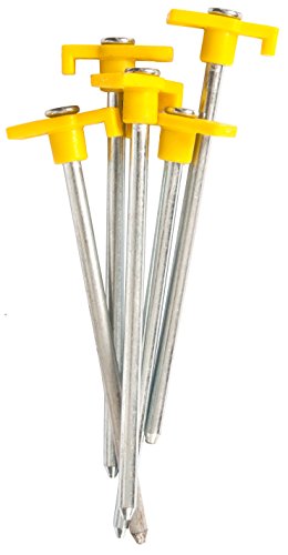 Trespass Rockie Piquets de Tente Mixte Adulte, Jaune/Argent Cover