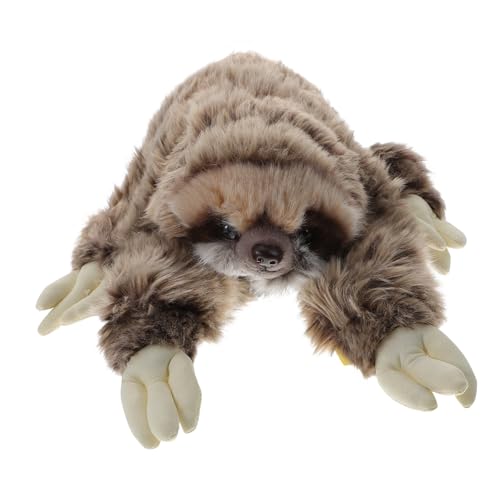 TOYANDONA 1 Pieza Perezoso de Peluche Camas Sepia plushies Juguete para Almohada para Juguetes para Felpa Almohada muñeco de Peluche Juguetes de Animales algodón Khaki