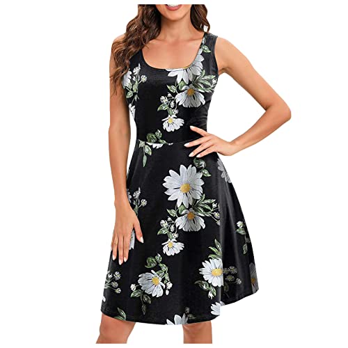 TANGTANGYI Robe De Smock pour Pantalons Été Occasionnel Robes Orange pour Femmes Scrunch Pull Dress Women Women Robe Maxi Fumée avec Fente Mid Maxi Dress Pansement des Pneus Robes Légères Femmes Été