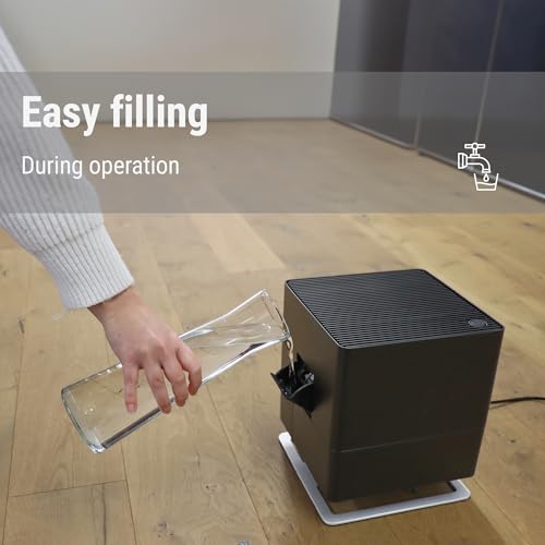 Stadler Form Luchtbevochtiger van Oskar, energiebesparende kamerbevochtiger voor ruimtes tot 50 m²/125 m³, verdamper met automatische uitschakeling, dimbare LED's, zeer stil, wit - Afbeelding 6