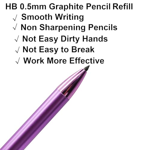 Lápices Mecánicos Maydahui 8 Piezas de Grafito Multicolor miniatura 3