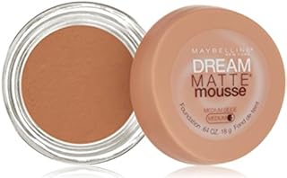 Maybelline Dream Matte Mousse Foundation, Medium Beige [3], 0.64 oz (Pack of 2)
