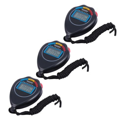 Set de 3 cronómetros electrónicos para deportes miniatura 1
