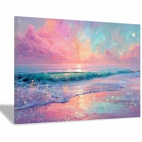 Impression sur toile fleur rustique pour créer une ambiance plage vintage dans un salon