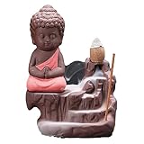 【Cadeaux exquis】 : l'ornement du brûleur d'encens à reflux est un cadeau de vacances beau et pratique pour les amis et la famille.