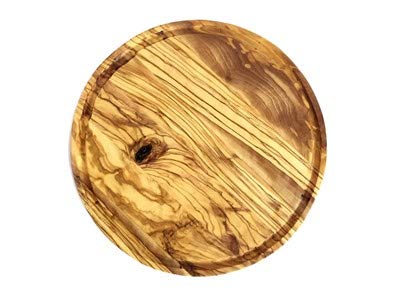 Olive Wood Cutting Serving Board 1578 Round