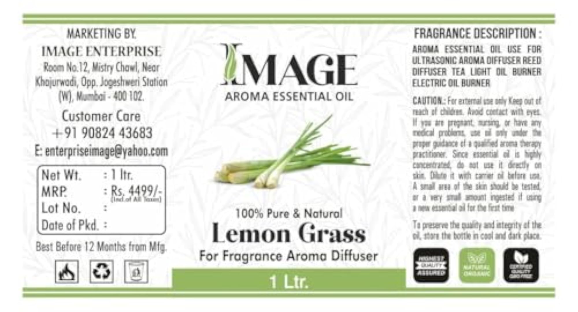 Aroma Essential Oils, Natural Aroma Diffuser Oil