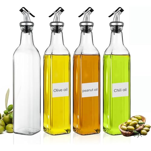 Especializadas Y Para Taller, Kitchen Pulverizador Aceite, KEVOSOK 4 PCS Aceitera Antigoteo Dispensador Aceite Spray Aceite Cocina, Recipiente de Aceite de Cocina de 500 ml, Boquilla Vertedora de...