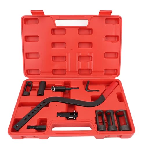 NutriEss Valve Spring Compressor Tool Set Carbon Steel Automobile Valve Spring Remover Installer 10PCS Efficient Design for Car Vehicle Maintenance