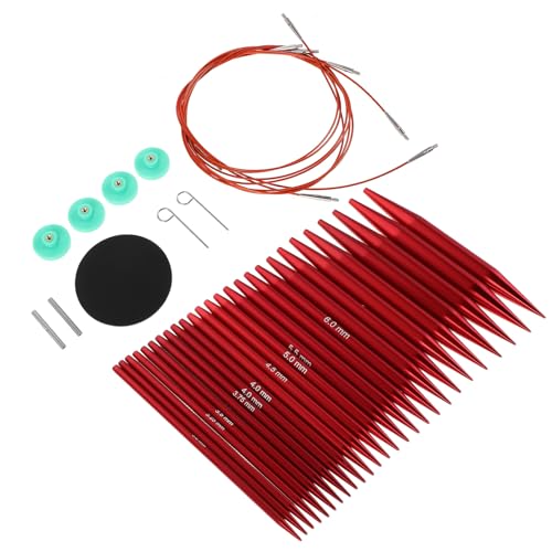 Aiguilles circulaires tricot kit de mailles détachables pour pulls et couvertures cocooning