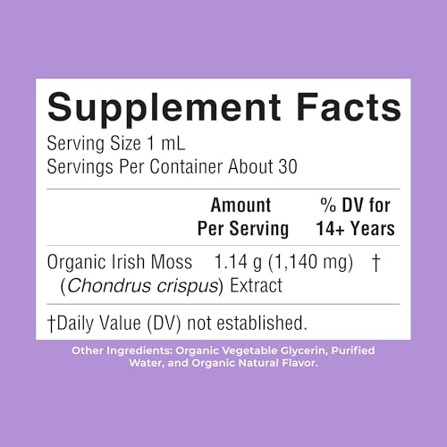 MaryRuth's Organic Irish Sea Moss Liquid Drops (1 fl oz) — view 9