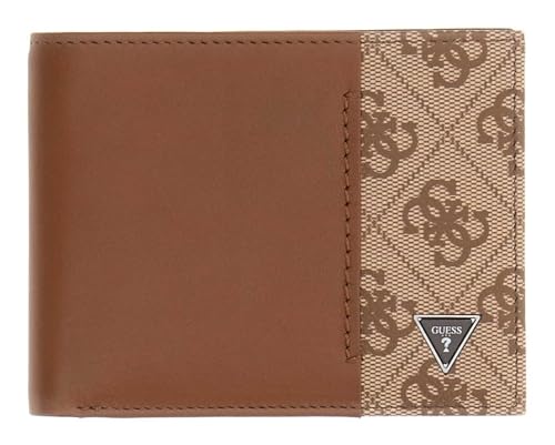 GUESS Cuir Porte-Monnaie Milano Bifold bicolore une idee cadeau parfaite en cuir veritable