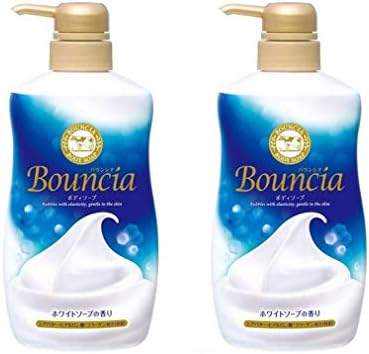 バウンシアホワイトソープの香500mLポンプ付き24個/エアリーブーケの香24個 楽天市場】【無くなり次第終了】牛乳石鹸 バウンシア ボディ
