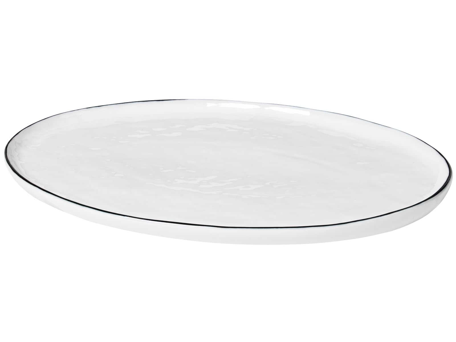 Broste Copenhagen Salt Platte oval 20 x 30 cm