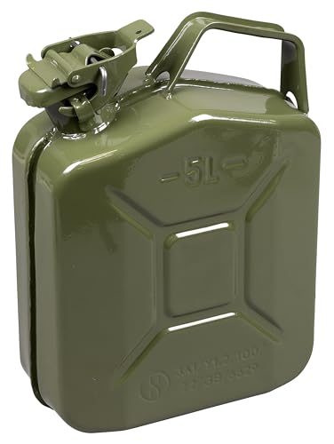 Sealey JC5MG Jerrican Pierres Vert 5 Litres Métal Bidon Essence