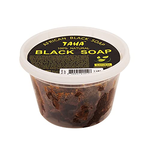 TAHA African Black Soap Tub, Organic & 100% Natural, Soothing & Moisturizing, Healthy Cleansing Γ’β¬β Great for Blemishes, Acne, Dry Scalp, and More, Natural or Scented, 16 Oz (Pack of 1) TAHA African Black Soap Tub, Organic & 100% Natural, Soothing & Moisturizing, Healthy Cleansing Γ’β¬β Great for Blemishes, Acne, Dry Scalp, and More, Natural or Scented, 16 Oz (Pack of 1)