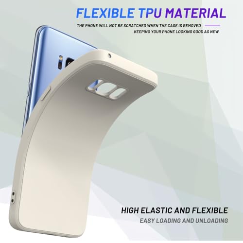 Image of for Samsung Galaxy S8 Plus Case White, Scratch Resistant with Soft Touch, Slim Thin Phone Cover for Samsung Galaxy S8 Plus