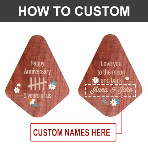 Image of Personalized Wedding Wind Chimes,inch Customized Wedding Gifts for Couples, Anniversary Wind Chime for Husband /Wife,Girlfriends /Boyfriends Loving Memory Outdoor