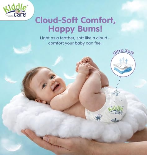 Image of Dry Comfort Baby Pants Diapers | Medium (M) | 34 Count Pack | 7-12 Kg | Soft Absorbent Diaper Pants with Wetness Alert & Dry Comfort