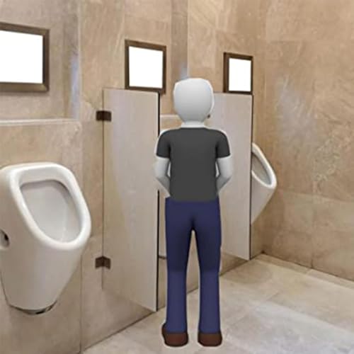 Urinaltrennwand – Toilettenteiler für Herren, 2 Stück, für verbesserte Hygiene im öffentlichen Raum
