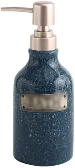 Kitchen Soap Dispenser Multifunctional Ceramic Bathroom Soap Dispenser Hand Soap Bottle Press Bottle Shower Gel Shampoo Bathroom Bottle Bathroom Soap Dispenser(C)