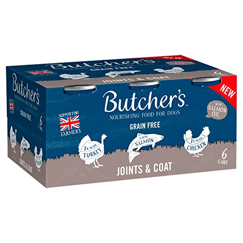 Butchers Butcher's Joints & Coat Wet Dog Food Tins, 6 x 390g